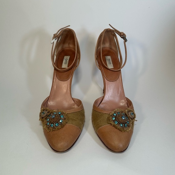 Prada D’Orsay Crystal Pumps - Picture 2 of 12